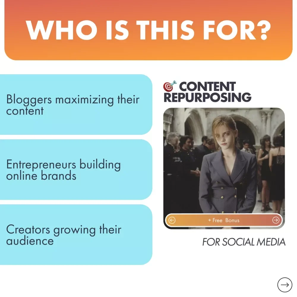 Content Repurposing for Social Media — Digital Checklist for Creators, Marketers & Entrepreneurs | Streamline Your Workflow and Grow Your Reach with Smart content repurposing for social media