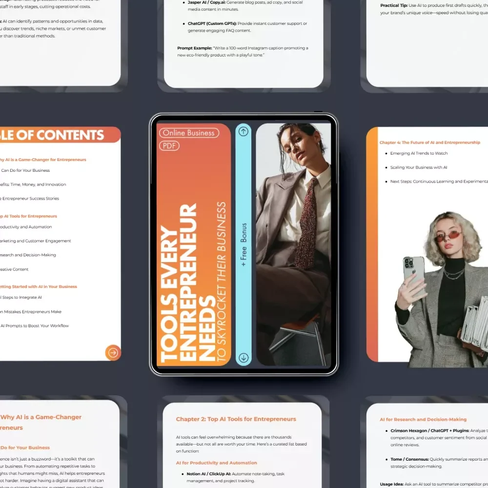 Tools Every Entrepreneur Needs to Skyrocket Their Business | Ultimate AI-Powered Guide for Entrepreneurs
