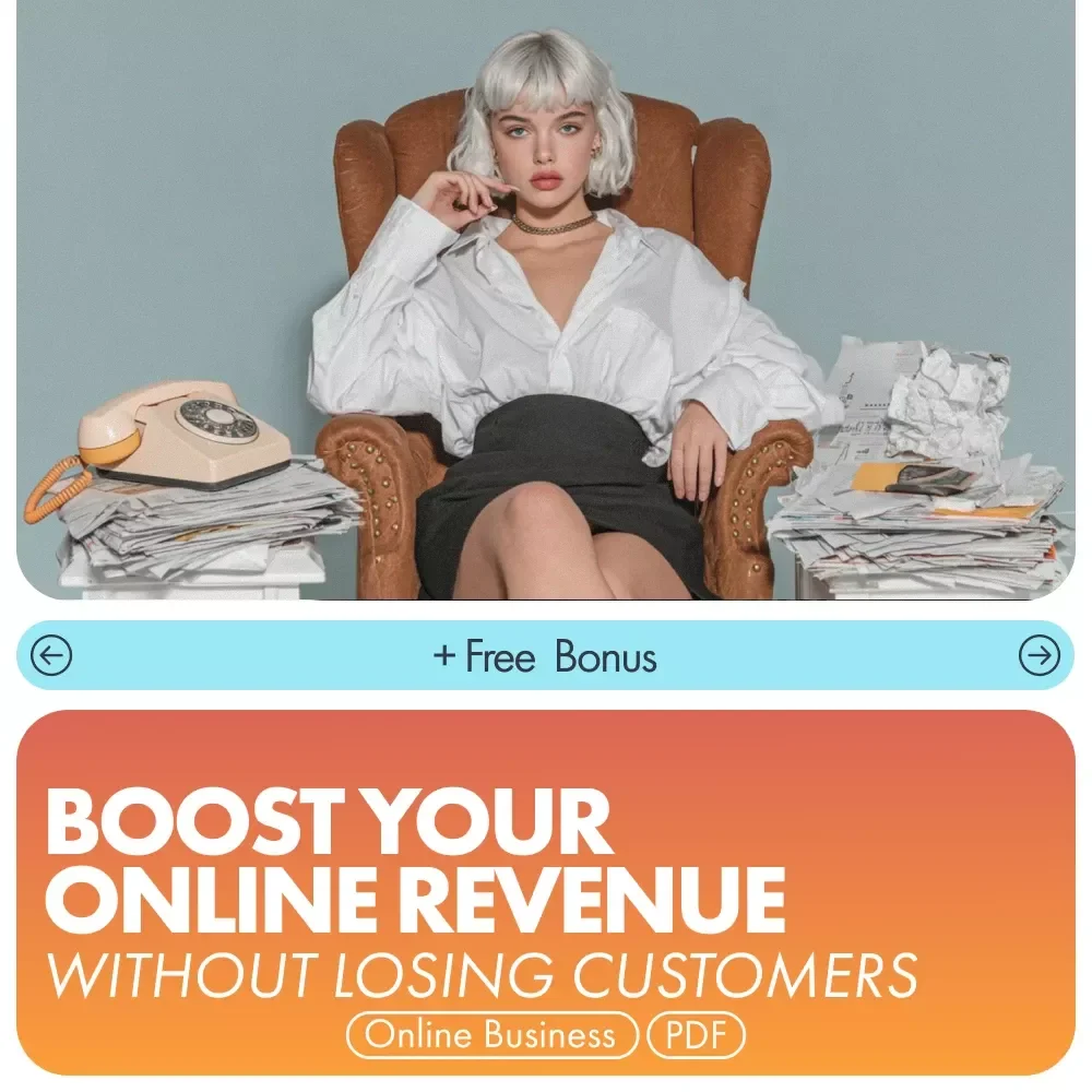 Boost Your Online Revenue Without Losing Customers | Ebook for Entrepreneurs | Conversion Strategy Playbook