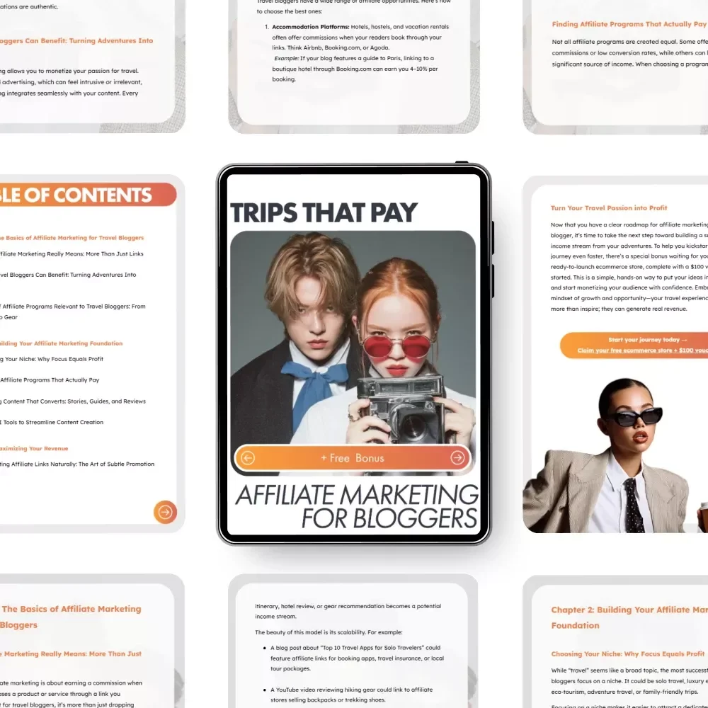 Trips That Pay: Affiliate Marketing for Bloggers - The Ultimate Guide for Travel Bloggers to Boost Income with Affiliate Marketing