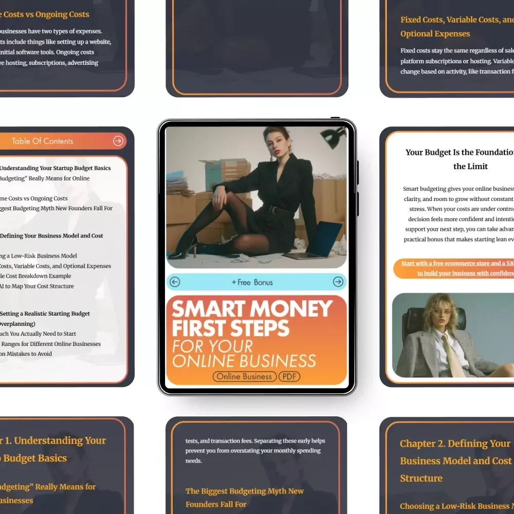 Smart Money First Steps for Your Online Business: The Ultimate Guide to Budgeting and Planning Your New Business
