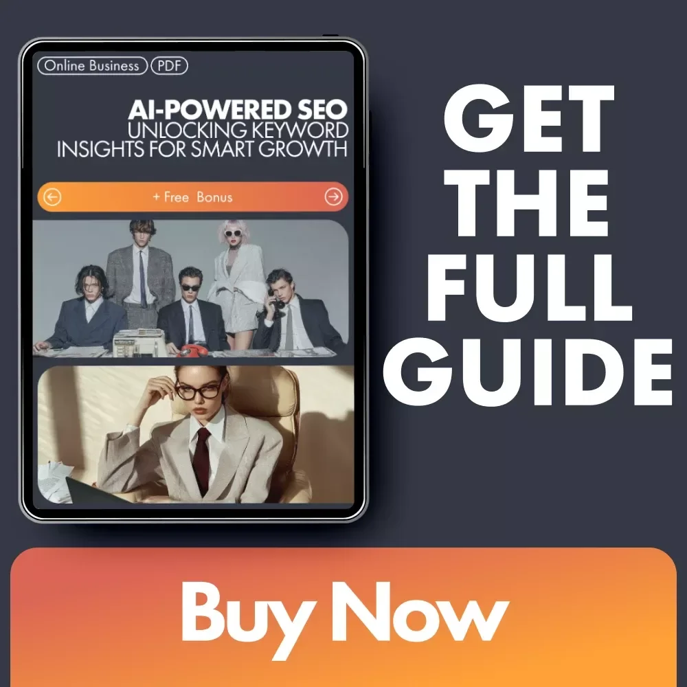 AI-Powered SEO: Unlocking Keyword Insights for Smart Growth – Etsy Digital Download Guide for ai for keyword research and seo Success, SEO Strategy Planner, Keyword Optimization eBook