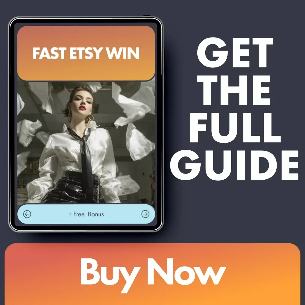 Fast Etsy Win | Step-by-Step Guide on How to Get Your First Sale on Etsy Fast and Build Momentum for New Sellers