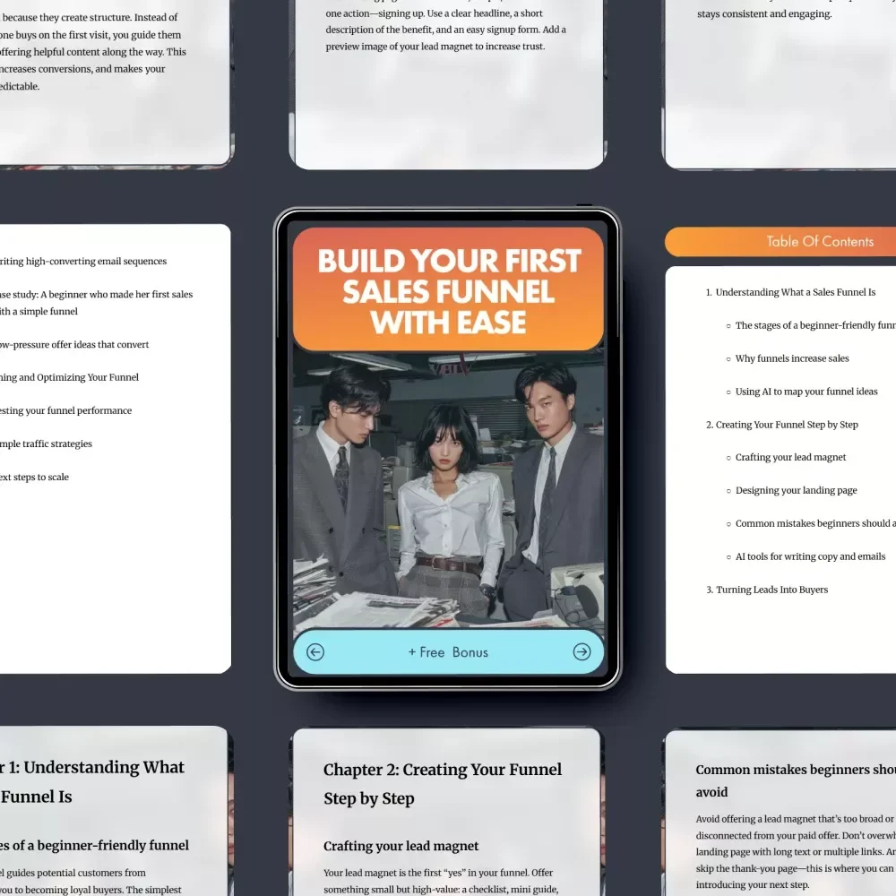 Build Your First Sales Funnel With Ease - A Step-By-Step Guide to Creating High-Converting Funnels