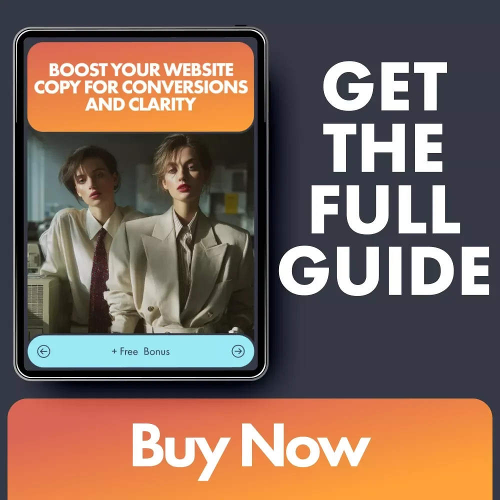 Boost Your Website Copy for Conversions and Clarity | High-Converting Website Copywriting Ebook | Digital Download for Small Businesses & Creators