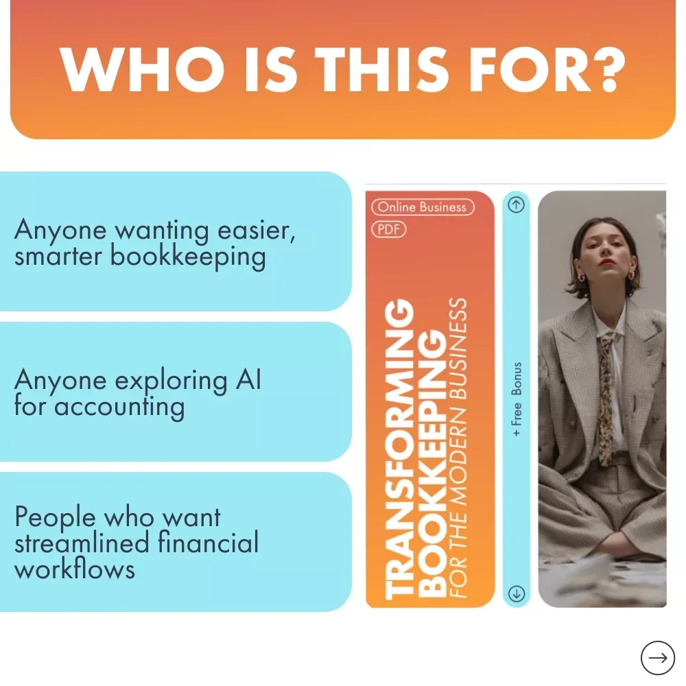 Transforming Bookkeeping for the Modern Business | AI for Accounting and Bookkeeping Ebook | Modern Finance Guide for Small Businesses & Pros