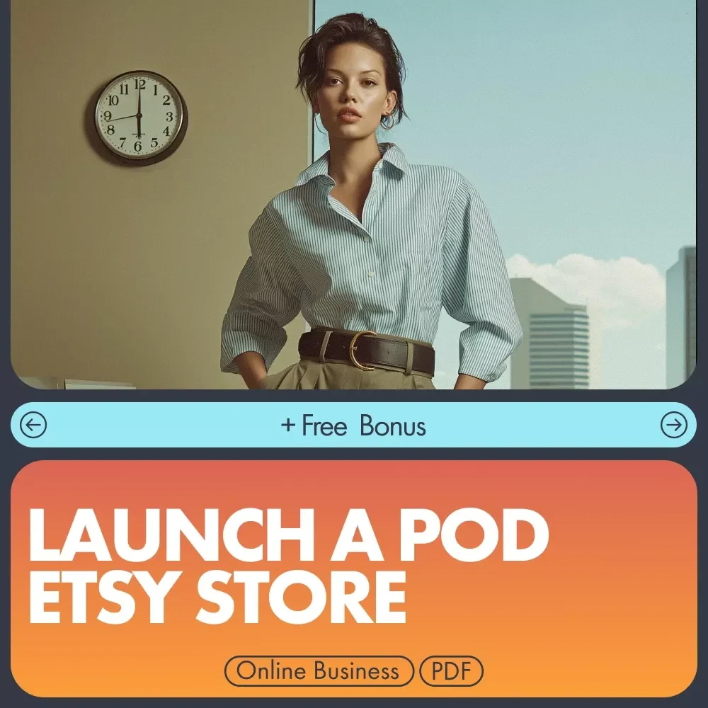 Your Quick Guide to Launching a POD Etsy Store | Learn How to Start a Print on Demand Store on Etsy, Choose Profitable Niches, and Scale Your Sales Fast!