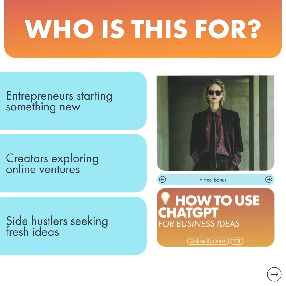 How to Use ChatGPT for Business Ideas | Digital Checklist for Entrepreneurs and Creators | Discover Smart Prompts and Strategies on how to use chatgpt for business ideas