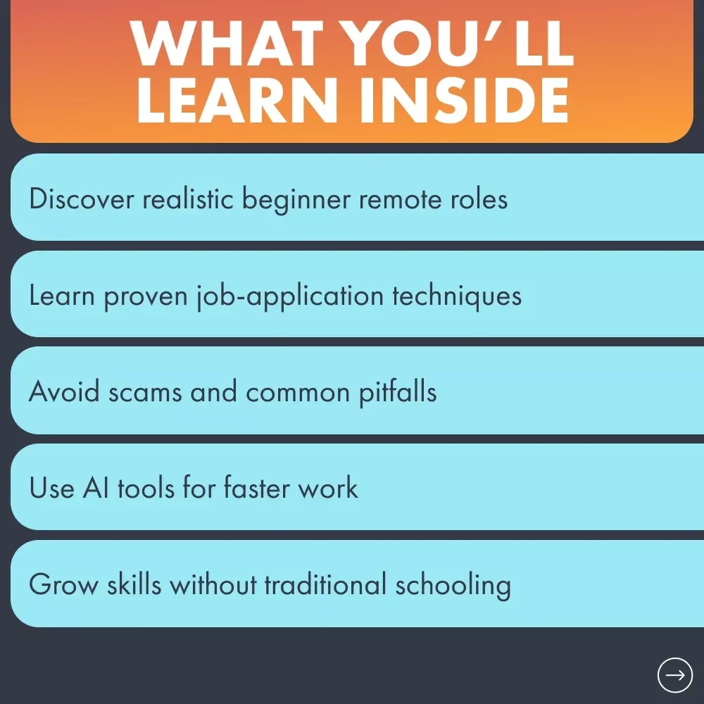 Beginner-Friendly Jobs Without a Degree | Remote Jobs for Beginners with No Degree Guide Ebook | Digital Download Career Starter