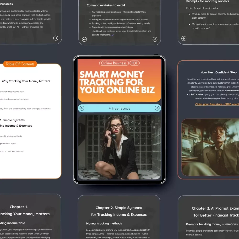 Smart Money Tracking for Your Online Biz: How to Track Your Business Income and Expenses with Ease