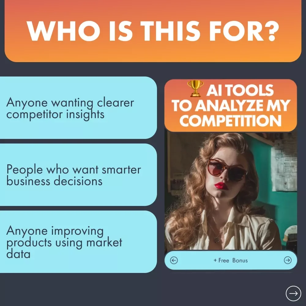 AI Tools to Analyze My Competition Checklist | Competitive Research eBook | Digital Download for Market Analysis & Strategy