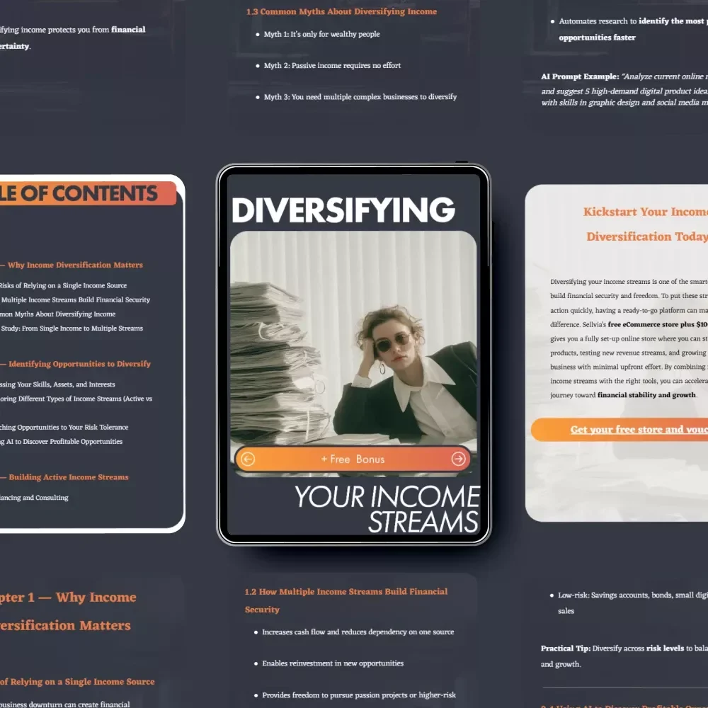 Diversifying Your Income Streams: A Comprehensive Guide to Multiple Income Sources