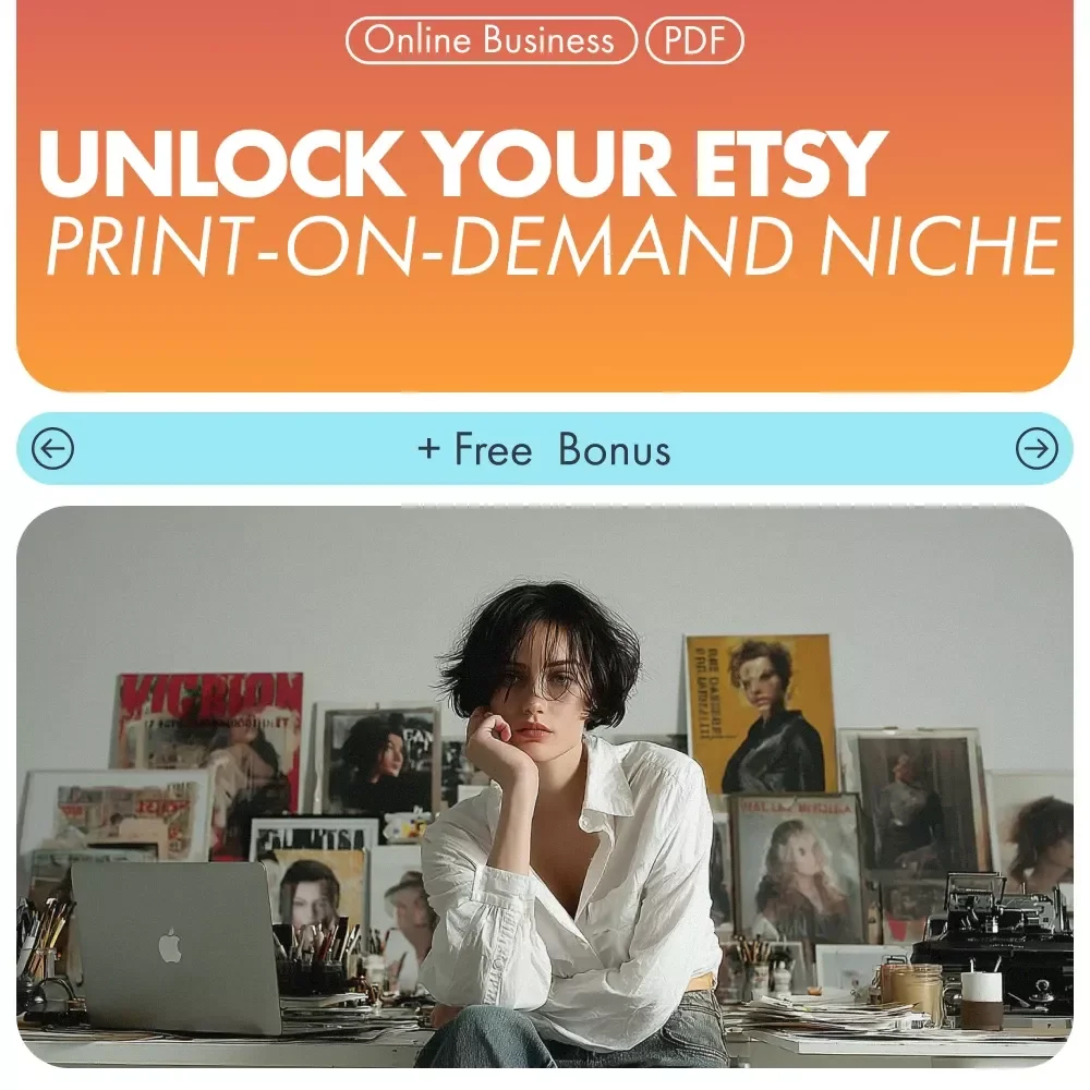 Unlock Your Etsy Print-On-Demand Niche – The Ultimate how to find a print on demand niche on etsy eBook for Beginners & Sellers Ready to Grow