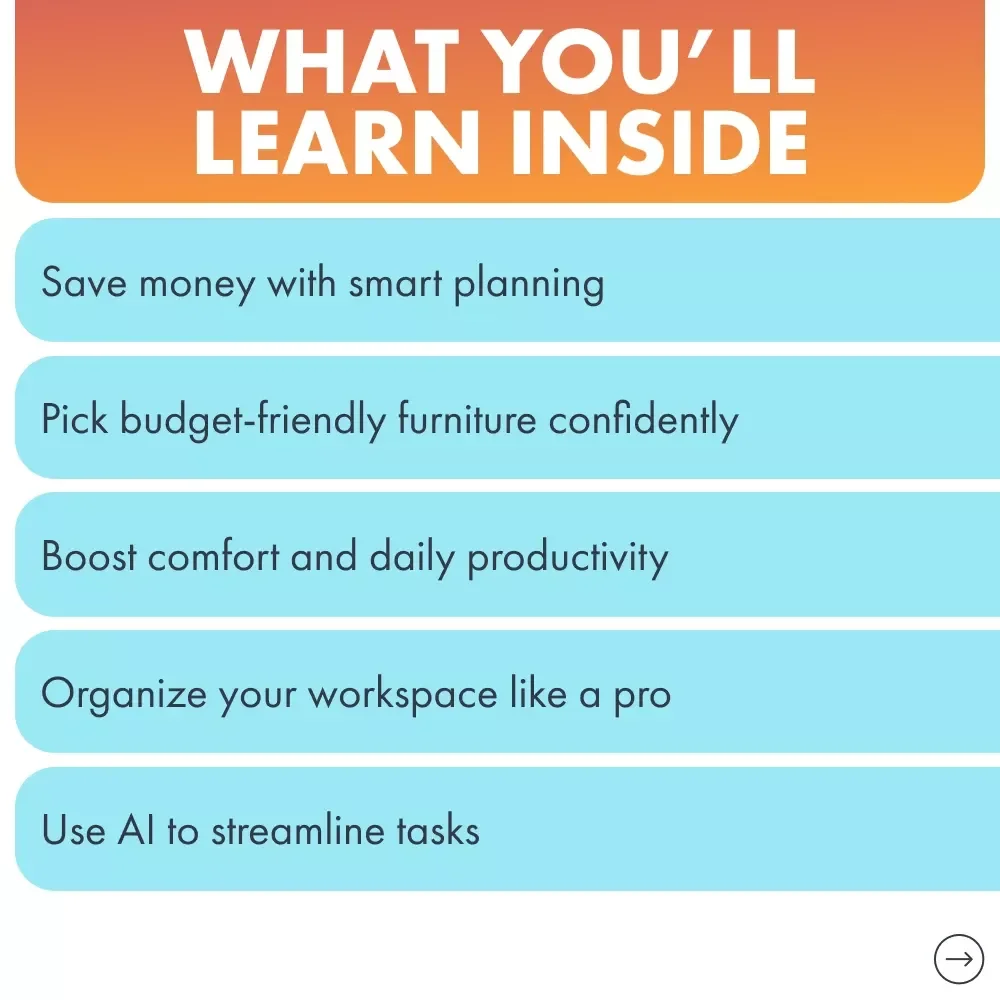 How to Set Up a Home Office on a Budget | Printable Guide, Small Space Workspace Planner, Affordable Office Setup eBook, Work-from-Home Organization Tools