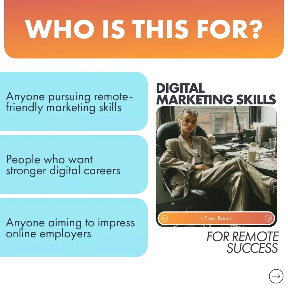 Digital Marketing Skills for Remote Success Ebook | Remote Career Guide & AI Marketing Strategies