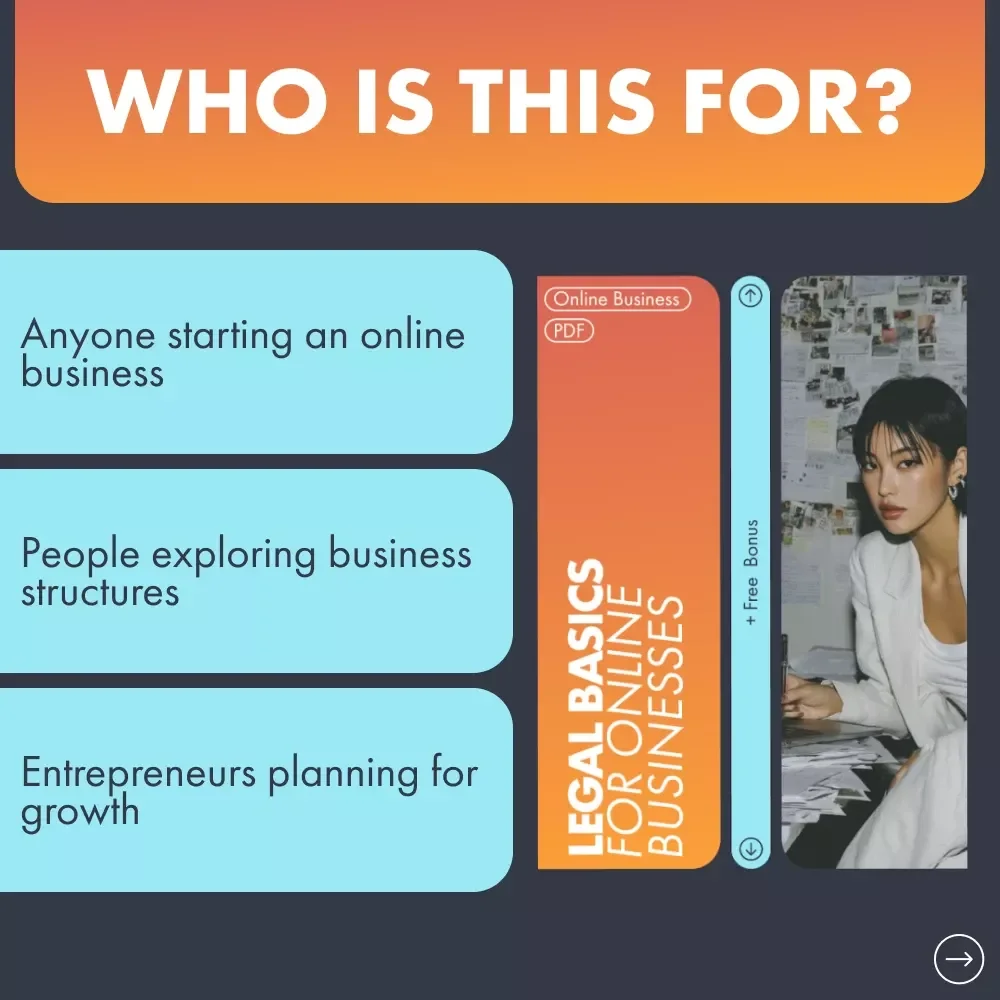 Legal Basics for Online Businesses: Your Ultimate Guide to Choosing the Right Legal Structure for Success