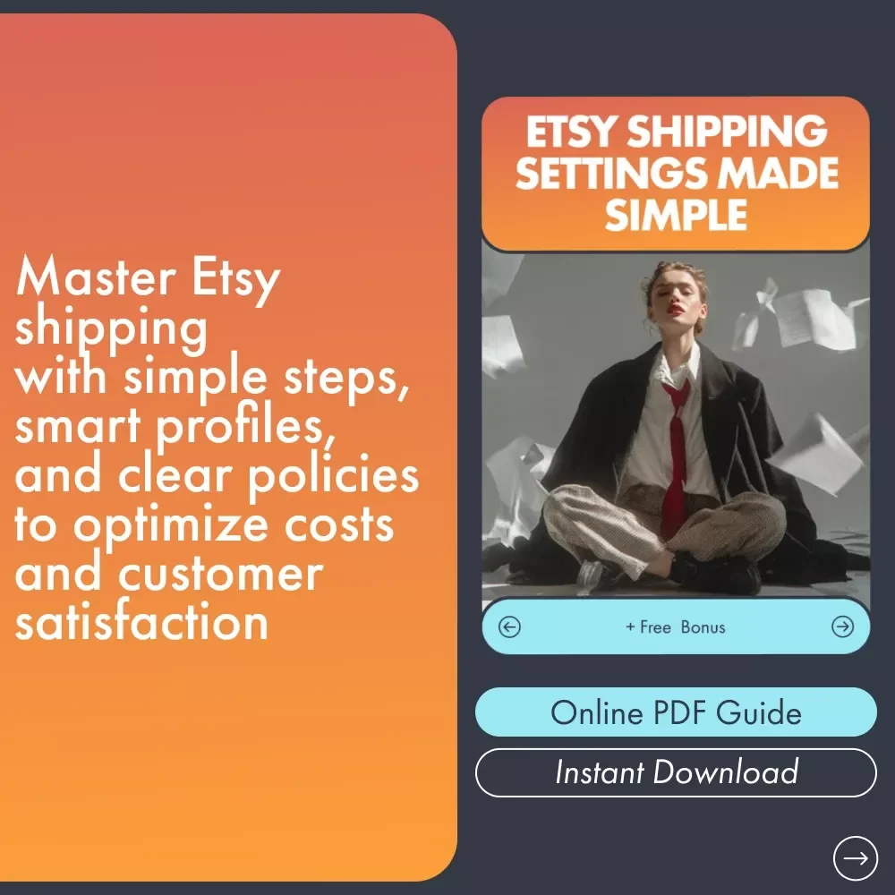 Etsy Shipping Settings Made Simple – The Complete Etsy-Style Ebook Guide for Mastering Etsy Shipping Settings and Policies, Smarter Shipping Profiles & Stress-Free Shop Setup