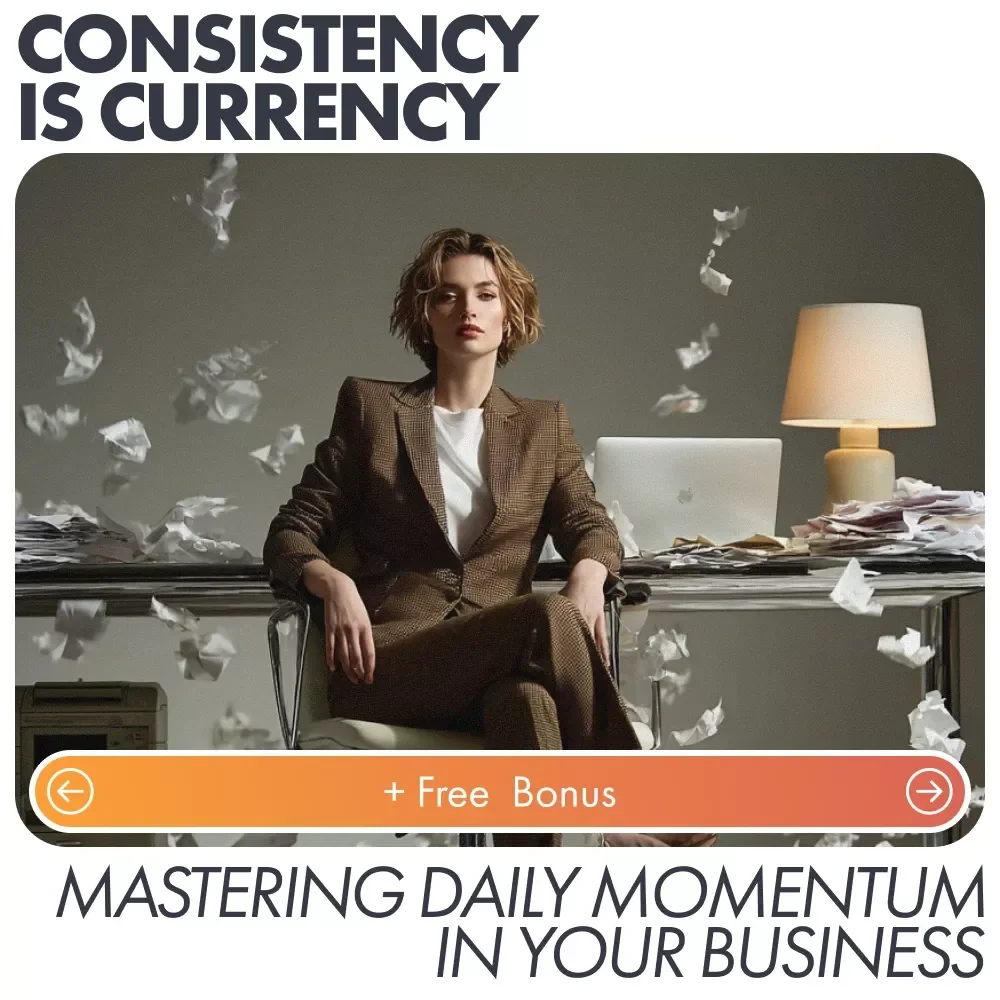 Consistency is Currency: Mastering Daily Momentum in Your Business - A Guide to Staying Consistent with Your Business