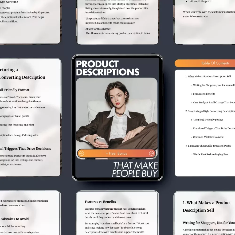 Product Descriptions That Make People Buy: The Ultimate Guide for High-Converting Copy