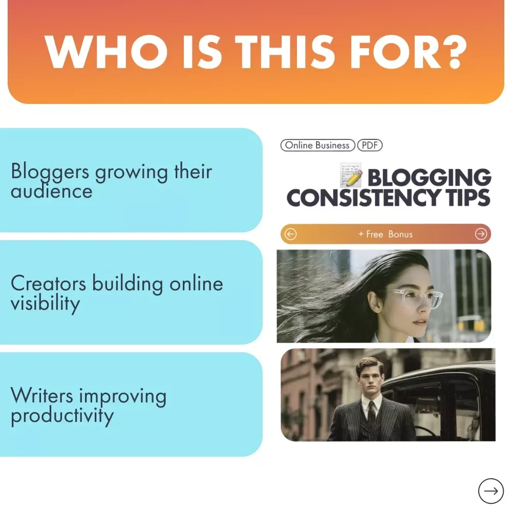 Blogging Consistency Tips | Digital Checklist for Bloggers, Writers and Content Creators | Stay Organized, Post Regularly and Grow Your Blog with Proven blogging consistency tips