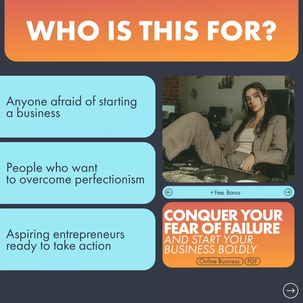Conquer Your Fear of Failure and Start Your Business Boldly - eBook Guide to Overcome Fear of Failure When Starting Your Business