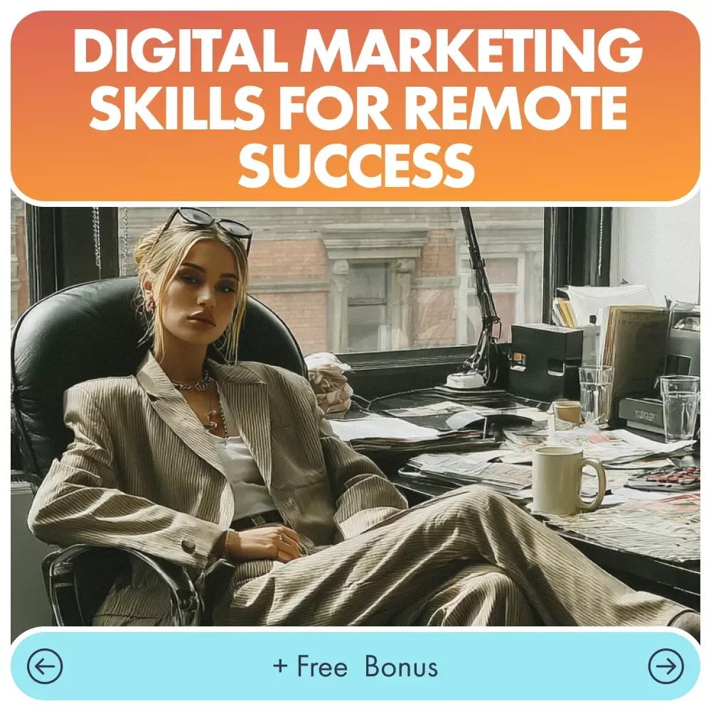Digital Marketing Skills for Remote Success Ebook | Remote Career Guide & AI Marketing Strategies