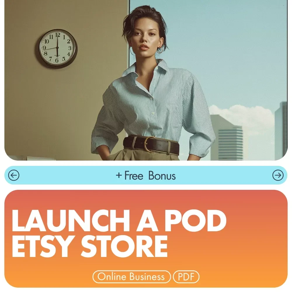 Your Quick Guide to Launching a POD Etsy Store | Learn How to Start a Print on Demand Store on Etsy, Choose Profitable Niches, and Scale Your Sales Fast!