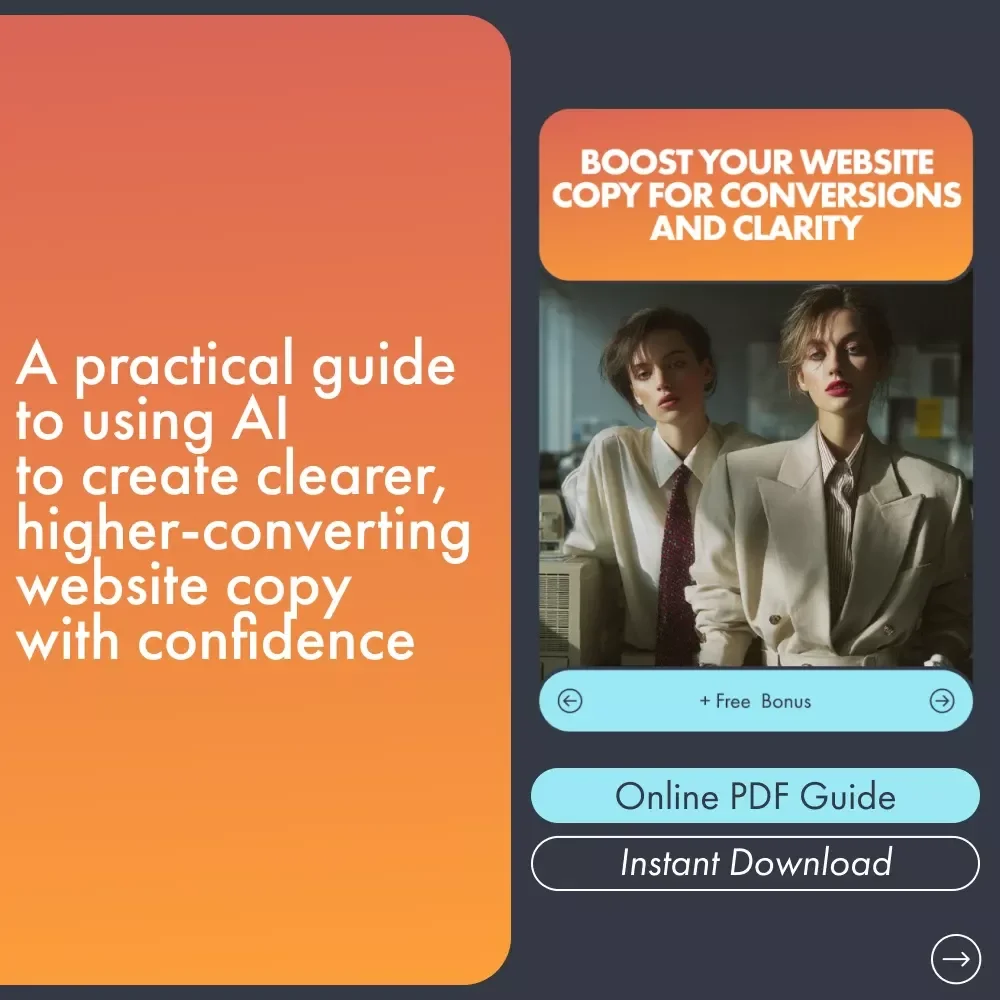 Boost Your Website Copy for Conversions and Clarity | High-Converting Website Copywriting Ebook | Digital Download for Small Businesses & Creators