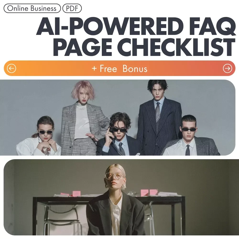 The Ultimate AI-Powered FAQ Page Checklist | SEO-Friendly Digital Download | Website Copywriting Toolkit for Entrepreneurs & Creators