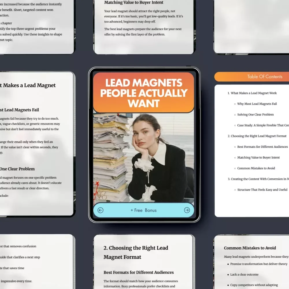 Lead Magnets People Actually Want: A Practical Guide to Creating High-Converting Lead Magnets