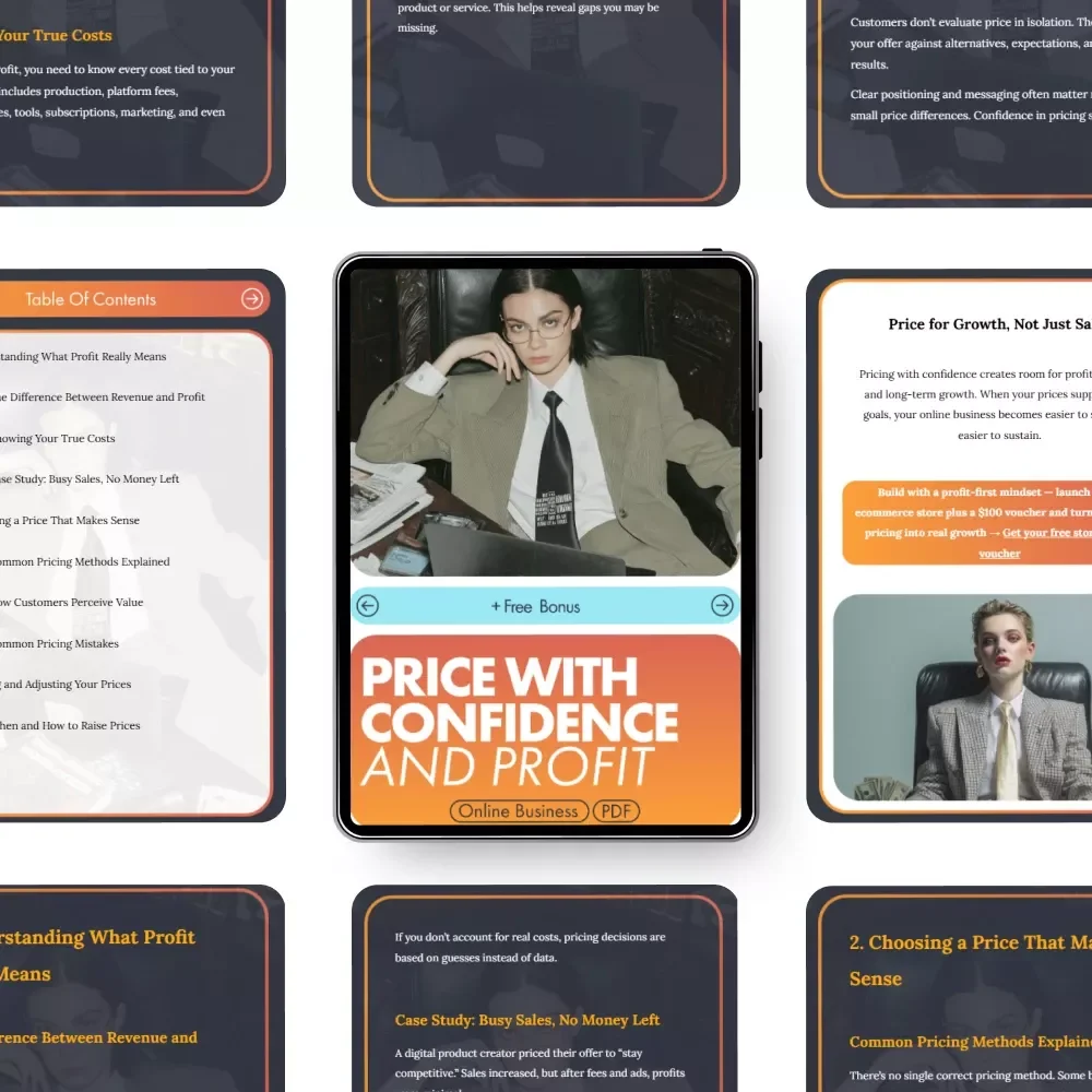 Price With Confidence and Profit: The Ultimate Guide on How to Price Your Products for Profit
