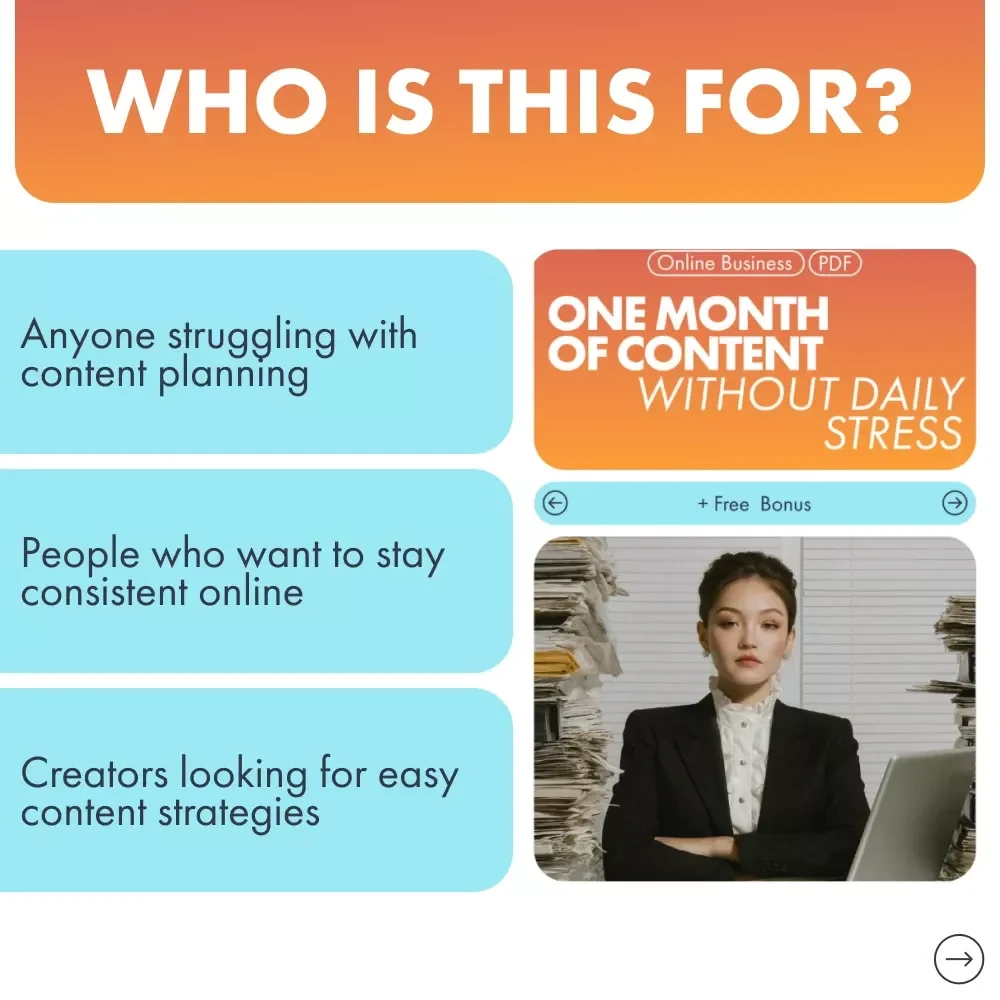 One Month of Content Without Daily Stress: A Simple Guide to Planning Consistent, Stress-Free Social Media Content