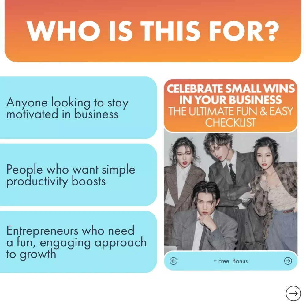 Celebrate Small Wins in Your Business: The Ultimate Fun & Easy Checklist