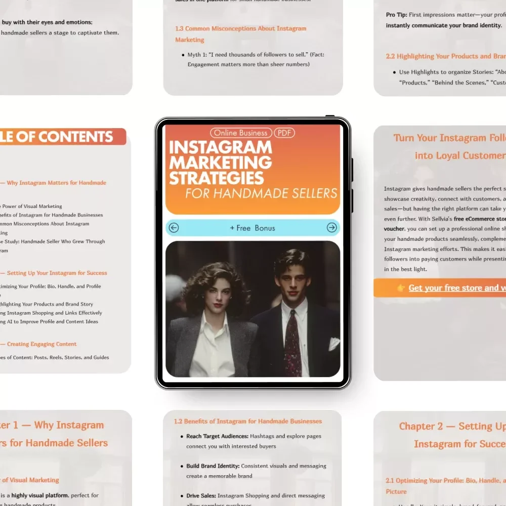 Instagram Marketing Strategies for Handmade Sellers - Digital Guide for Boosting Sales