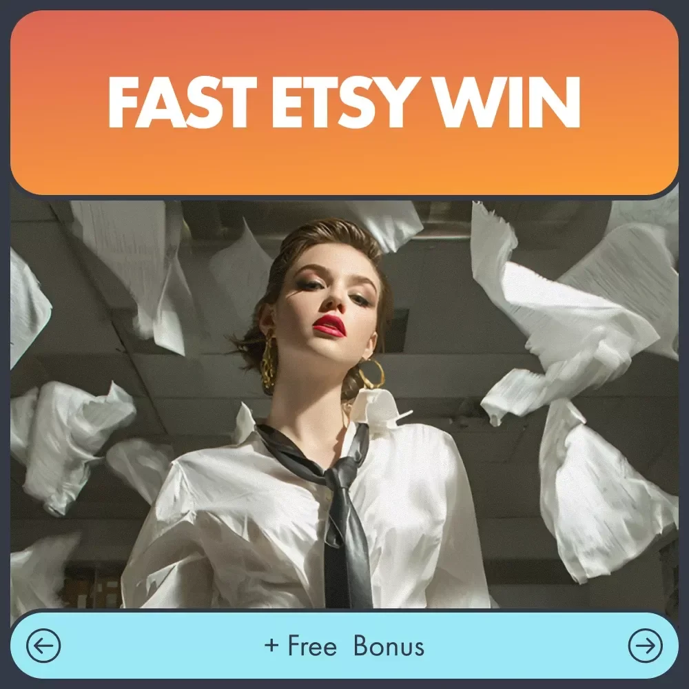 Fast Etsy Win | Step-by-Step Guide on How to Get Your First Sale on Etsy Fast and Build Momentum for New Sellers