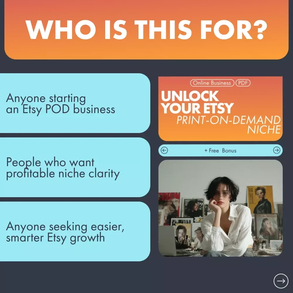 Unlock Your Etsy Print-On-Demand Niche – The Ultimate how to find a print on demand niche on etsy eBook for Beginners & Sellers Ready to Grow