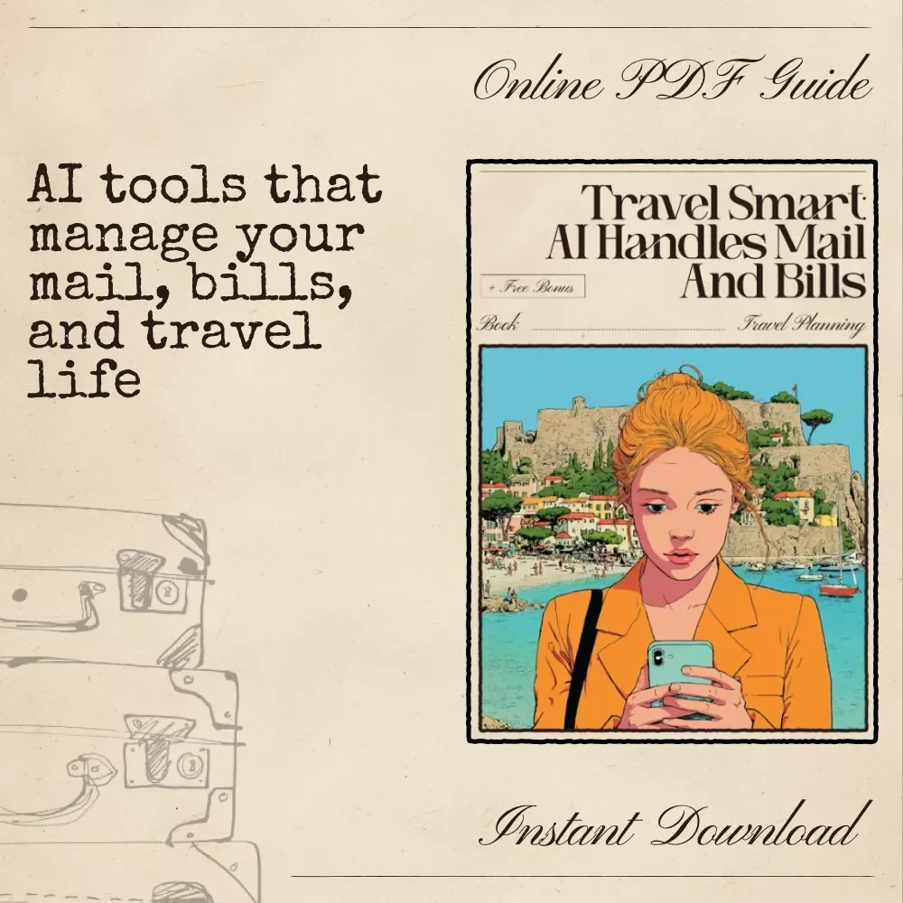 Travel Smart: AI Handles Mail and Bills – Long-Term Travel eBook, Digital Nomad Guide, AI to Manage Mail and Bills While Traveling Long Term
