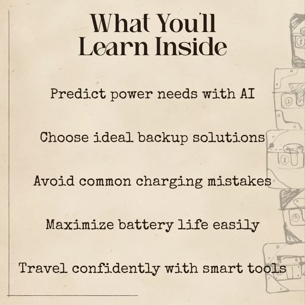 Using AI to Keep Your Devices Charged While Traveling | AI for Backup Power Solutions While Traveling | Smart Travel Power Guide for Digital Nomads & Adventurers