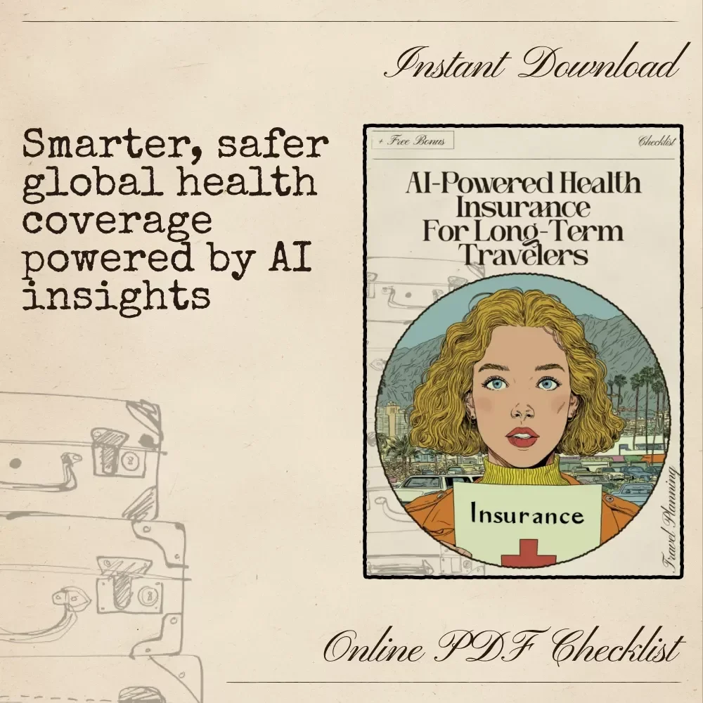 AI-Powered Health Insurance for Long-Term Travelers – Smart Digital Checklist for Global Coverage | Stress-Free Planning with ai for health insurance for long term travelers | Instant Download