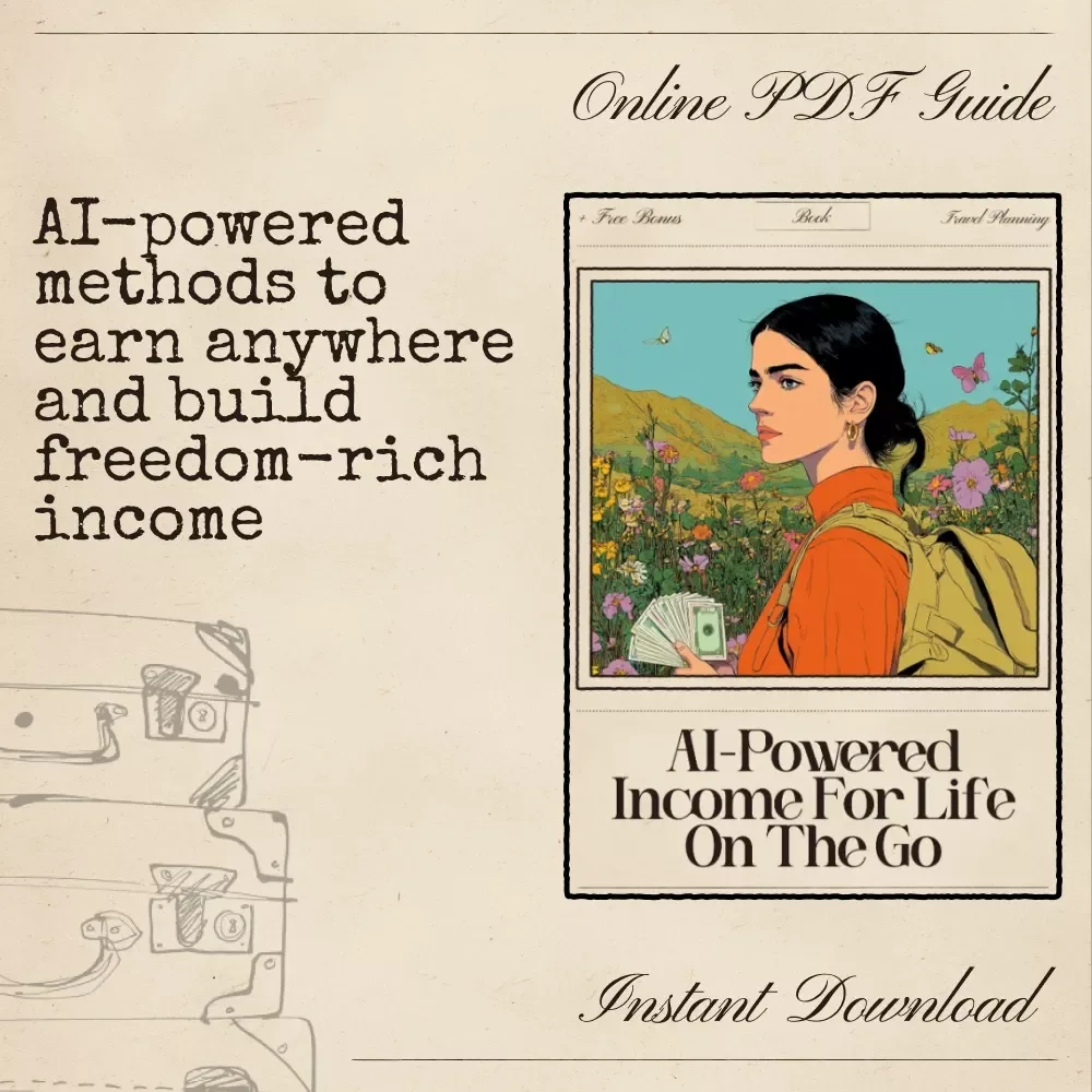 AI-Powered Income for Life on the Go | Travel-Friendly Earning eBook | Digital Nomad Guide for ai for earning money while traveling | Remote Income Blueprint for On-the-Go Lifestyles