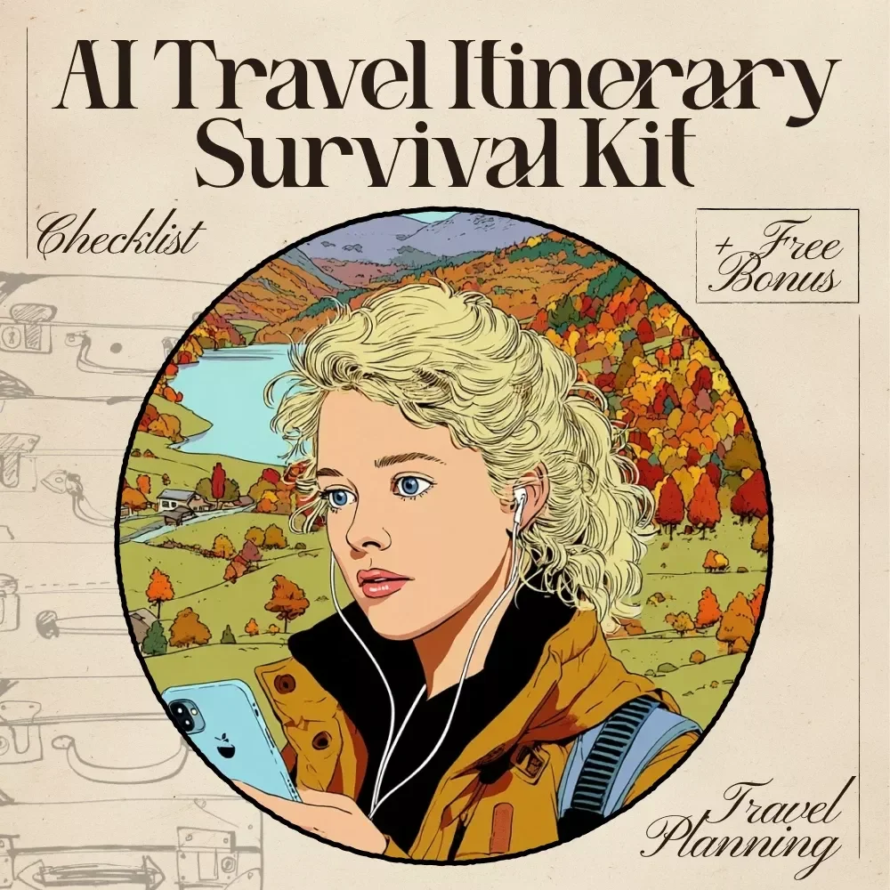 AI Travel Itinerary Survival Kit | Printable Travel Checklist | How to Use the Best AI Travel Itinerary Generators | Smart Planning Guide for Effortless Trips