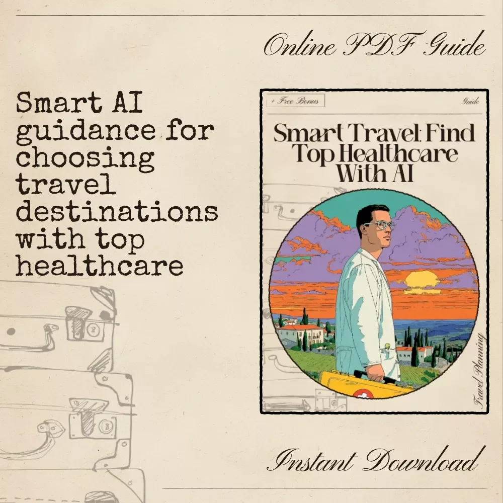 Smart Travel: Find Top Healthcare with AI Guide | AI for Finding Destinations with Good Healthcare | Digital Travel Planning eBook for Safe, Health-Focused Trips