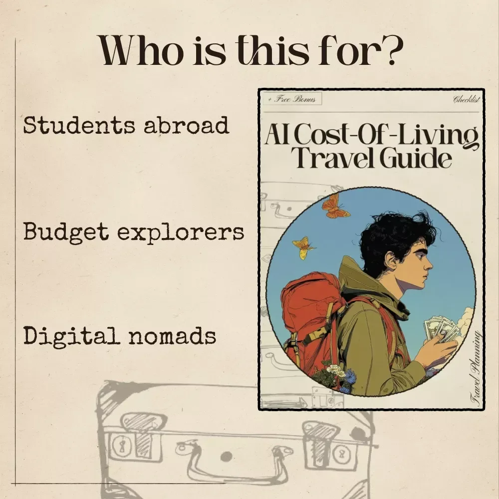 AI Cost-of-Living Travel Guide | Smart Budget Travel Checklist | Use AI Travel Cost of Living Calculator for Smarter Planning