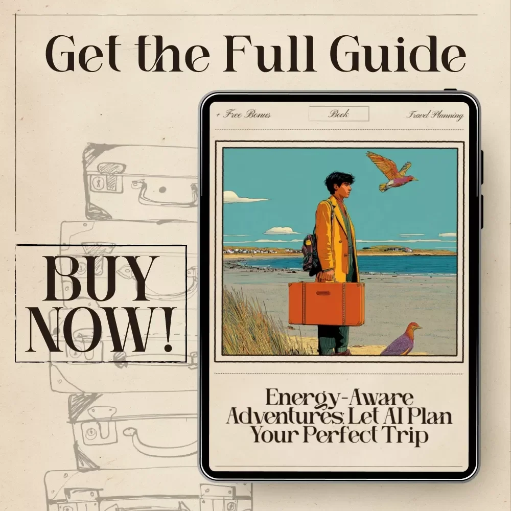 Energy-Aware Adventures: Let AI Plan Your Perfect Trip – Digital Travel Guide, AI Travel Planner, Energy-Aware Itinerary eBook for Smart & Stress-Free Trips