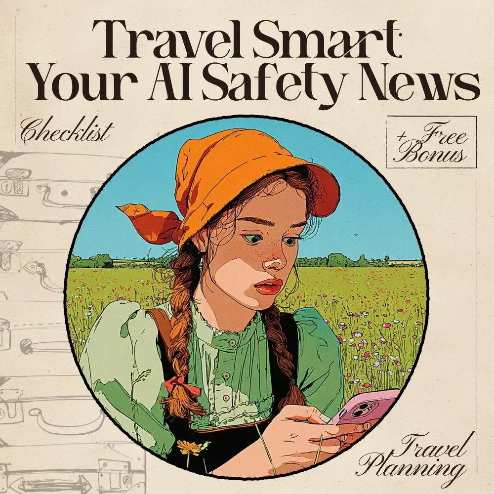 Travel Smart: Your AI Safety News Checklist – Digital Download, Travel Guide, eBook, Checklist for Confident & Secure Travel