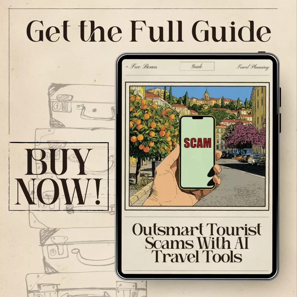 Outsmart Tourist Scams with AI Travel Tools – Digital Safety Guide | Smart Companion for Secure Adventures | Instant Download for Savvy Travelers | ai for avoiding tourist scams