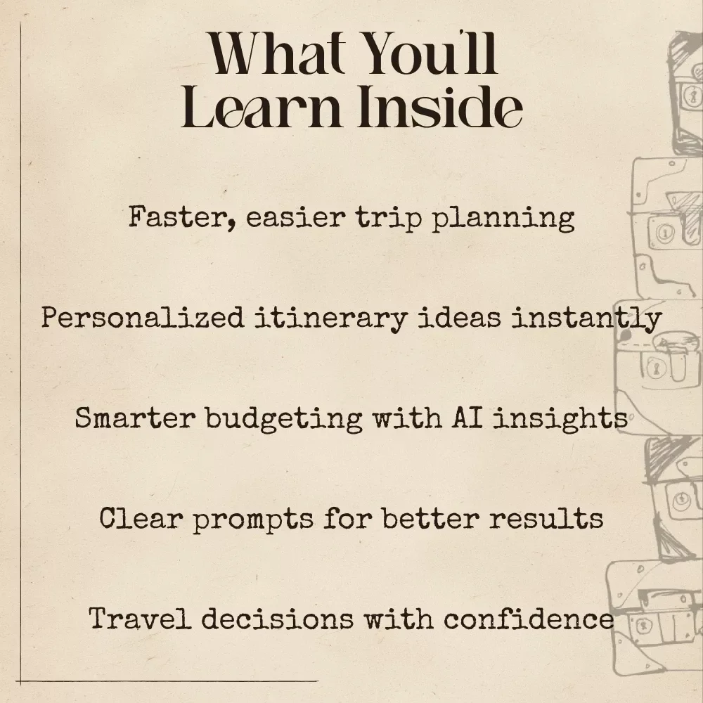 Plan Your Trips by Time, Budget, and Imagination with AI | Ultimate AI Travel Planning eBook for Smart Trip Ideas Based on Time and Budget | ai for trip ideas based on time and budget