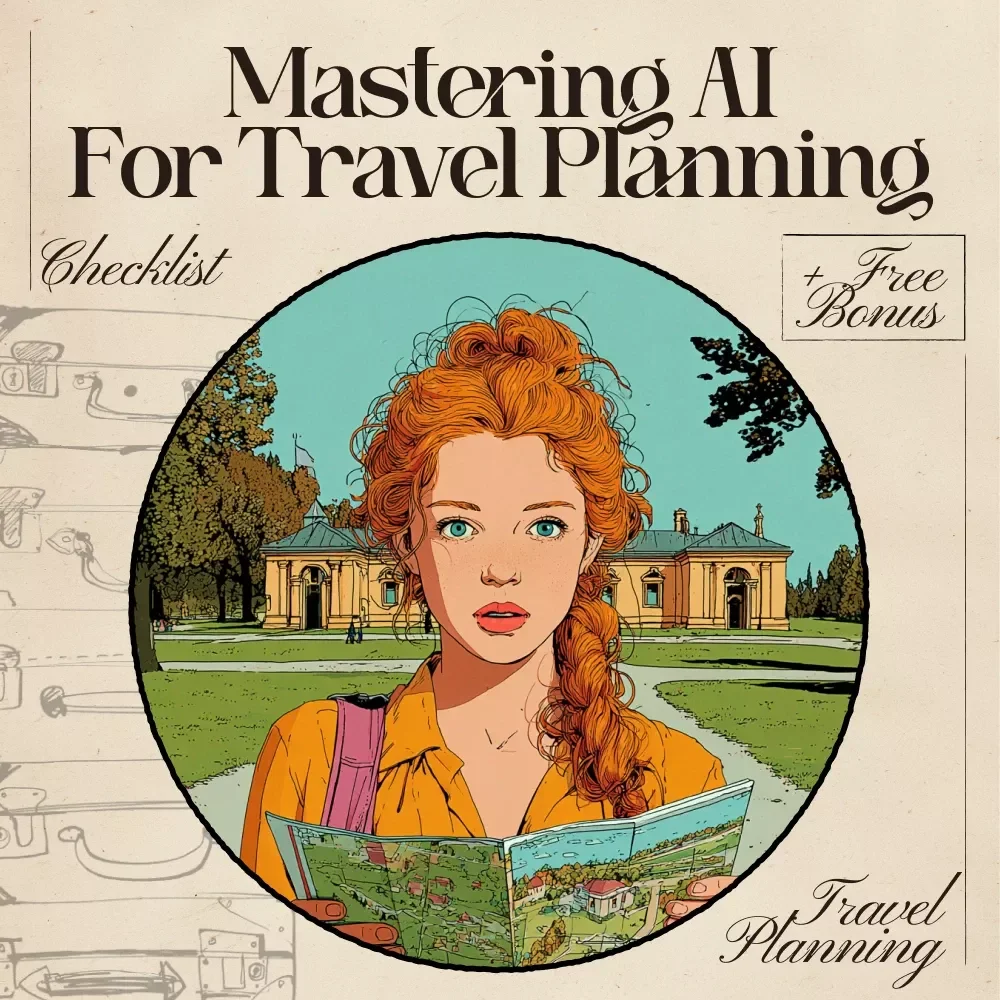 Mastering AI for Travel Planning – Ultimate Digital Guide for Smarter Trips | Prompt Engineering for Travel Planning AI | Editable PDF Download