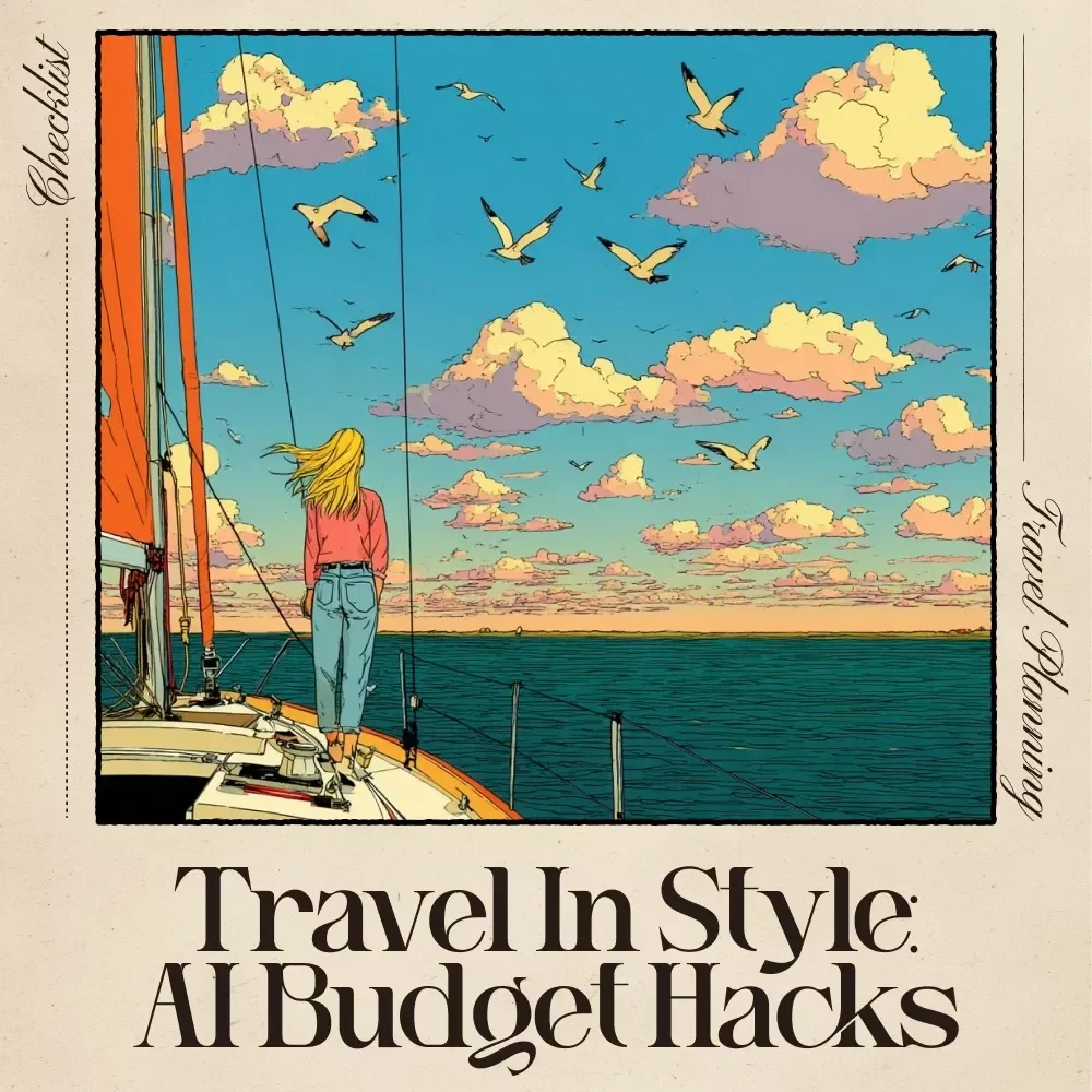 Travel in Style: AI Budget Hacks – Ultimate Luxury Travel Checklist for Smart Jetsetters | ai luxury travel hacks on a budget | Digital Download