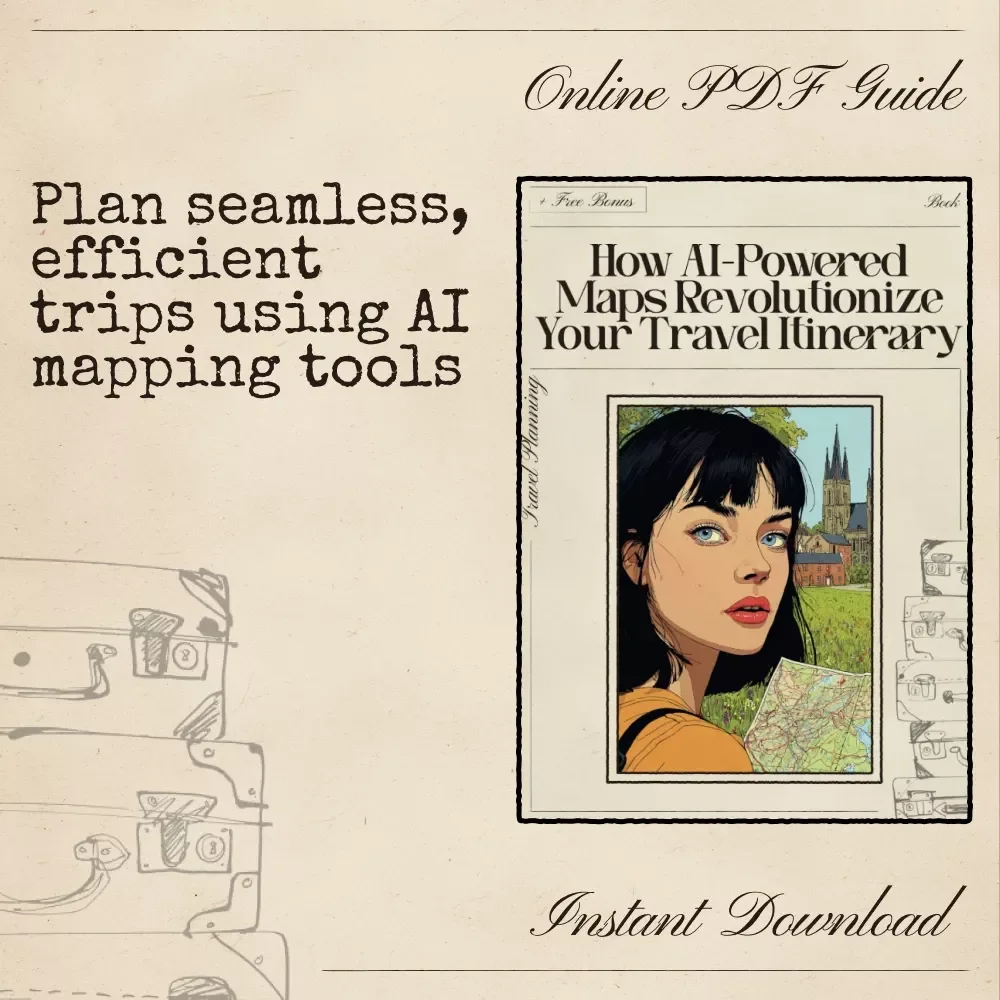 How AI-Powered Maps Revolutionize Your Travel Itinerary | Digital Travel eBook | Smart Route Planning & Hidden Gem Finder | Learn to Use AI Powered Map for Your Itinerary